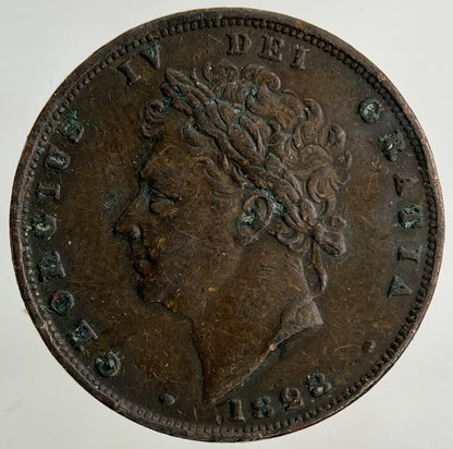 1828 George IV Farthing Coin | Fine Collectable Grade
