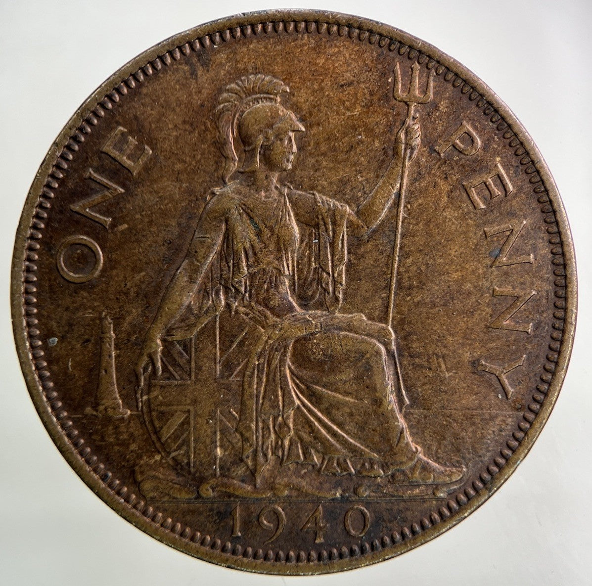 1940 George VI Penny Coin | Very High Grade