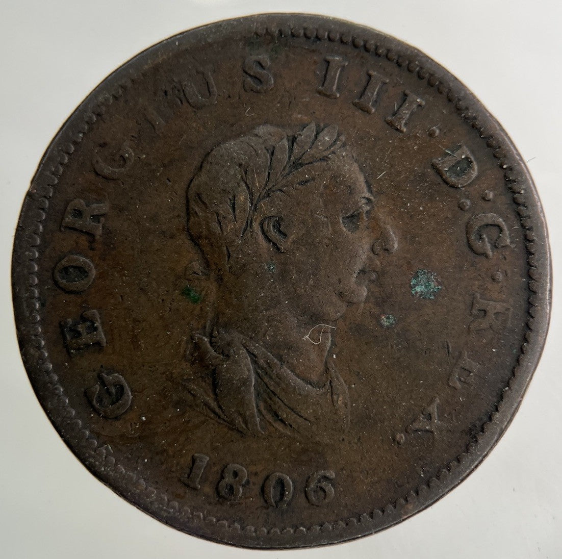 1806 George III 3rd Half - Penny Coin | Collectable Grade