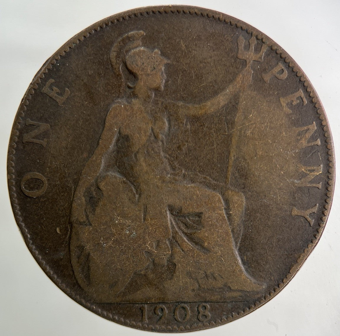 1908 Edward VII One Penny Coin | Collectable Grade