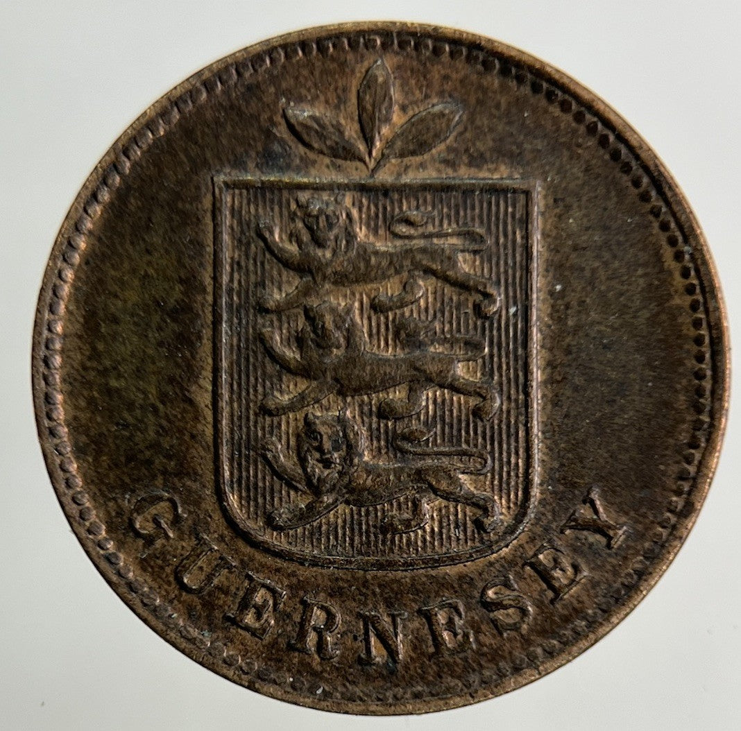 1903 Guernsey 1 Double Coin | Very High Grade
