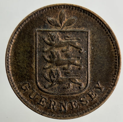 1903 Guernsey 1 Double Coin | Very High Grade