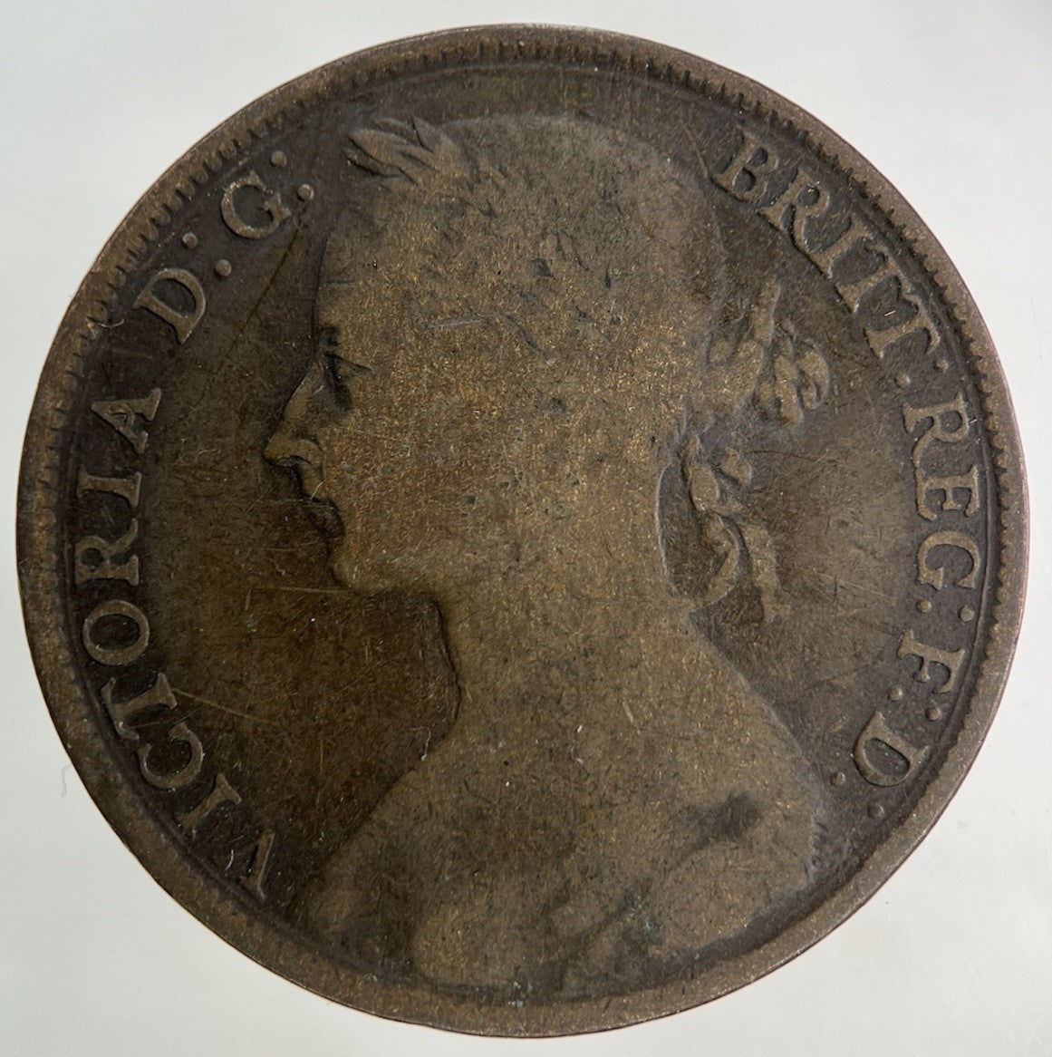 1894 Victoria One Penny Coin | Collectable Grade