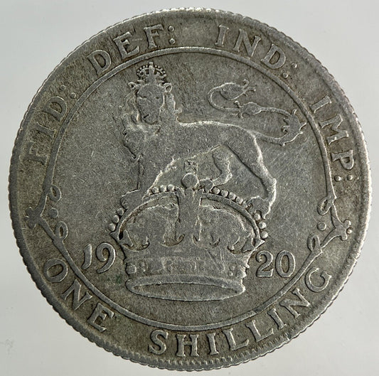 1920 George V Shilling Silver Coin | Collectable Grade