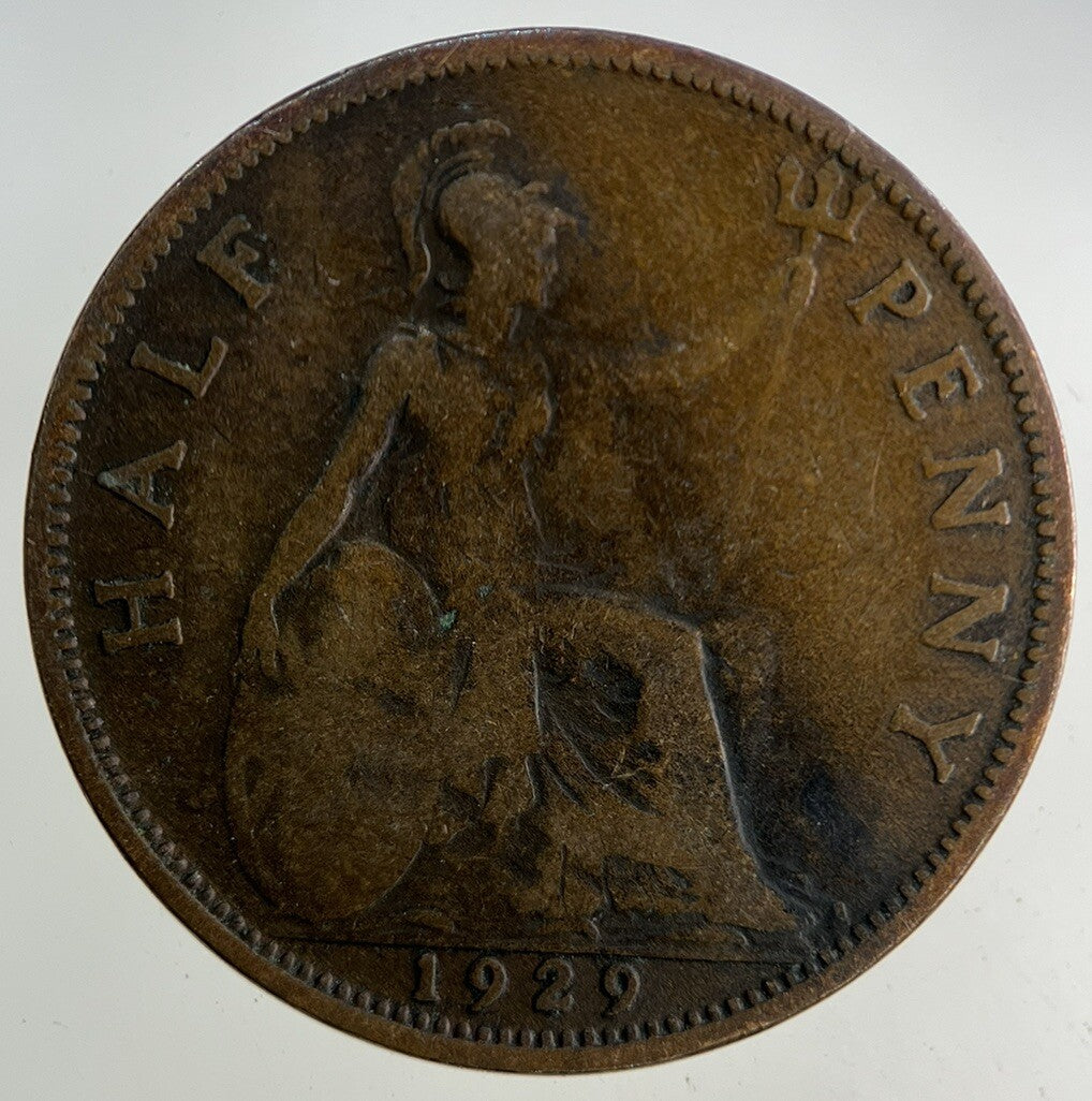 1929 George V Half - Penny Coin | Collectable Grade