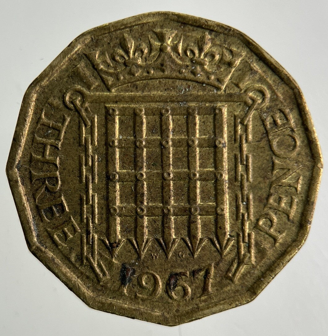 1967 Elizabeth II 2nd Brass Threepence Coin | Fine Collectable Grade