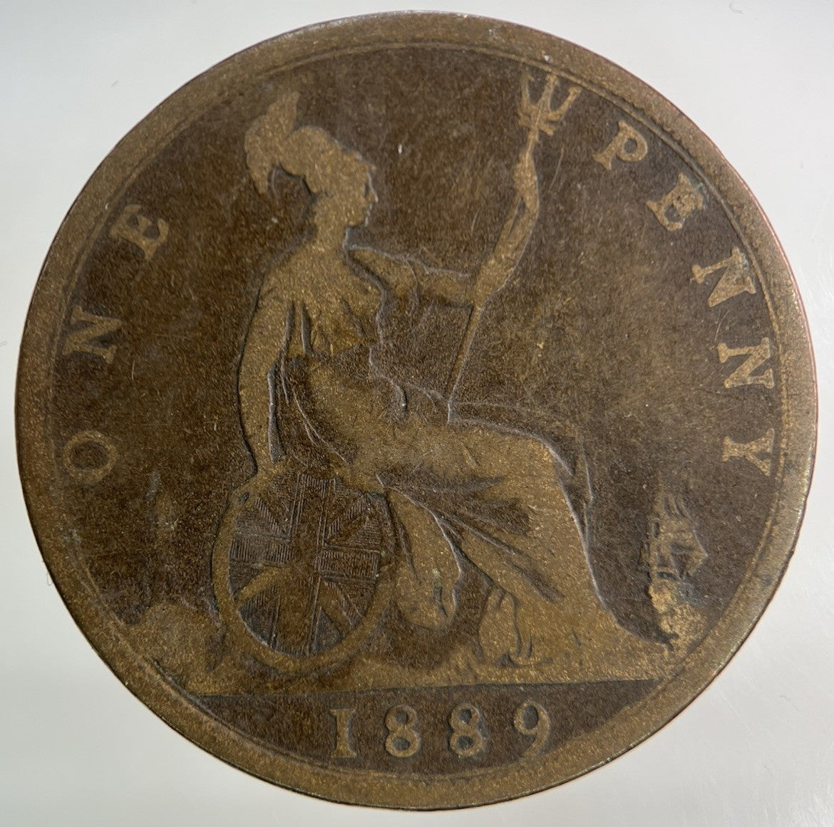 1889 Victoria One Penny Coin | Collectable Grade