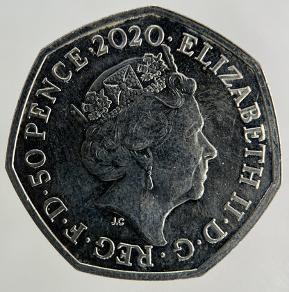 2020 Elizabeth II 2nd 50p Fifty - Pence Winnie The Pooh Coin | Very High Grade