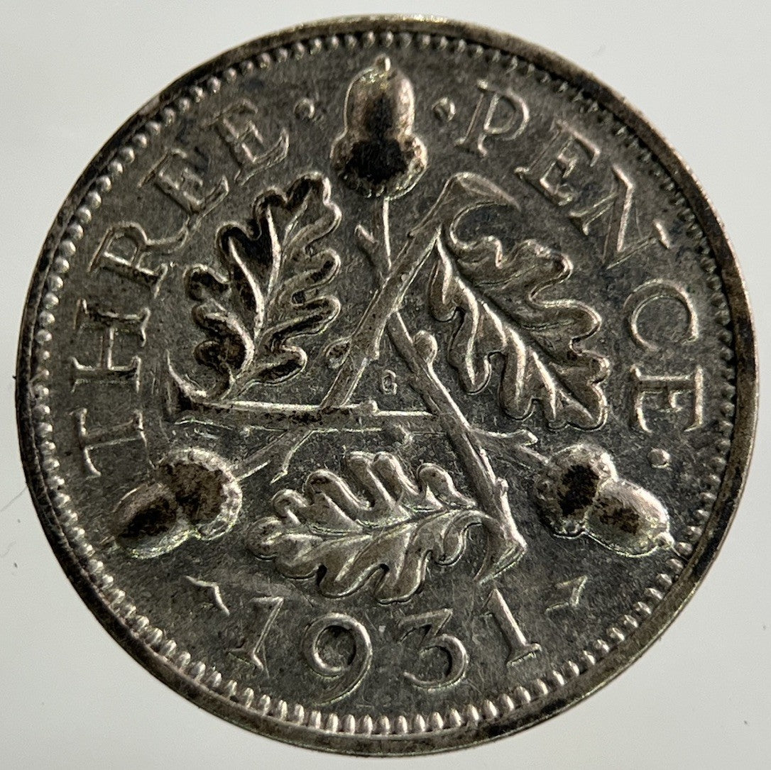 1931 George V Threepence Silver Coin | Collectable Grade