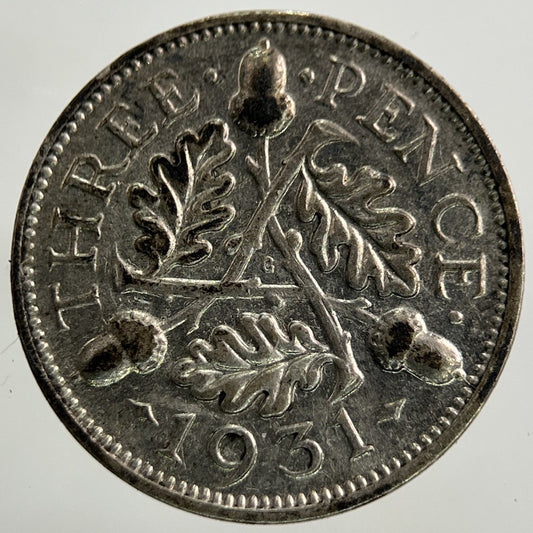 1931 George V Threepence Silver Coin | Collectable Grade
