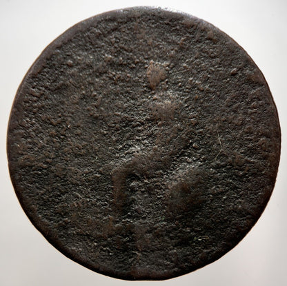 1799 George 3rd III Half - Penny British Coin | Worn Grade