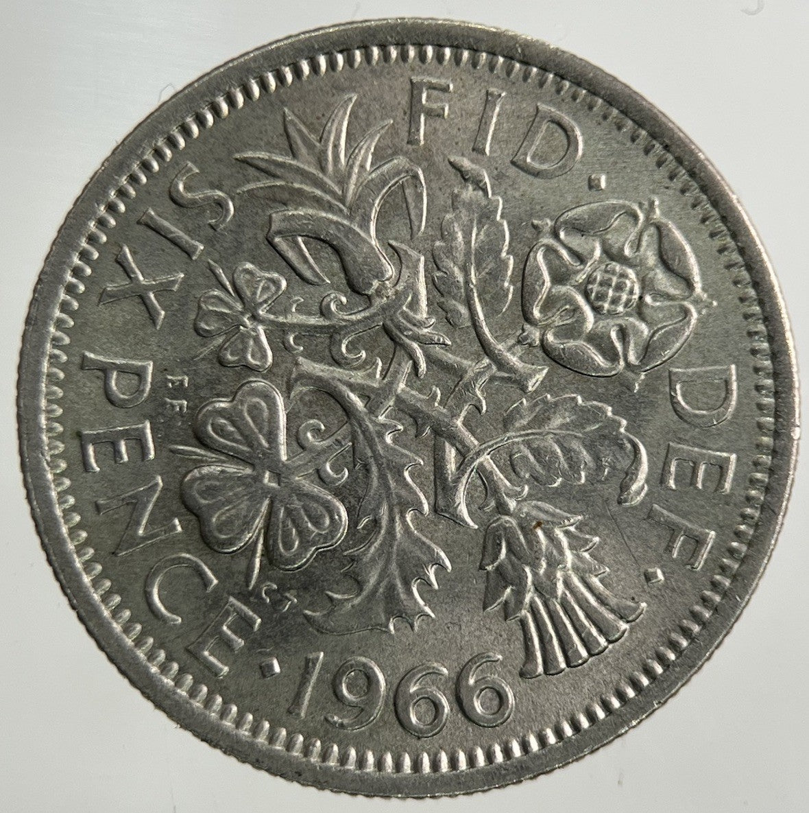 1966 Elizabeth II 2nd Sixpence Coin | Fine Collectable Grade