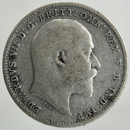 1908 Edward VII Threepence Silver Coin | Collectable Grade