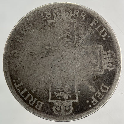 1888 Victoria Florin Silver Coin | Collectable Grade
