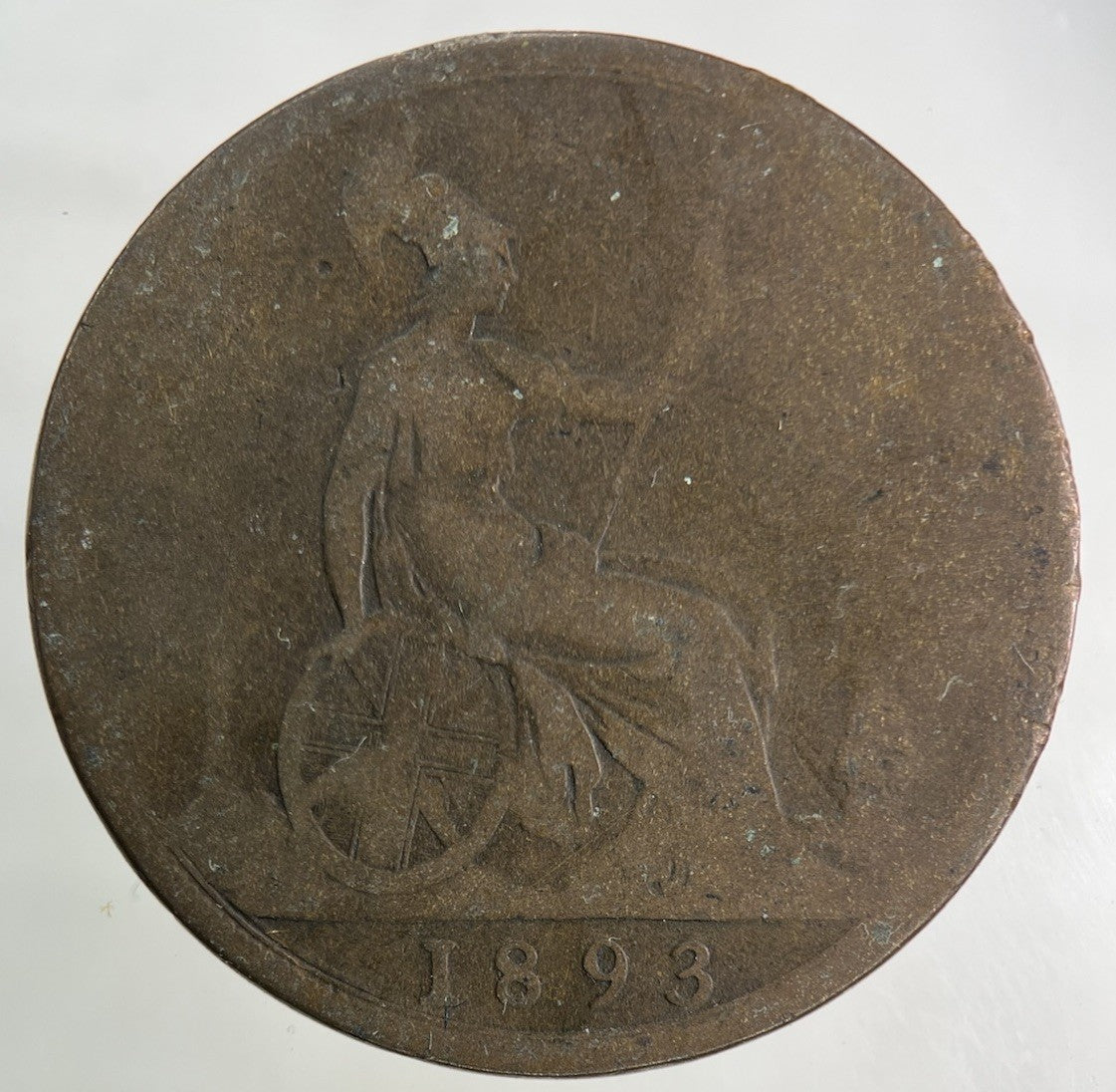 1893 Victoria One Penny Coin | Collectable Grade