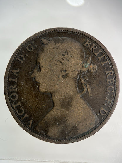 1882 - H Victoria One Penny Coin | Collectable Grade