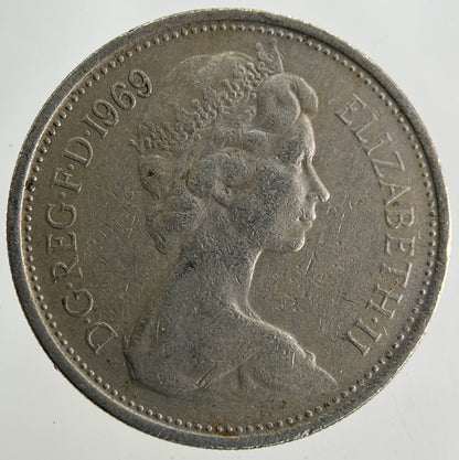 1969 Elizabeth II 2nd 5p Five - Pence Coin | Fine Collectable Grade