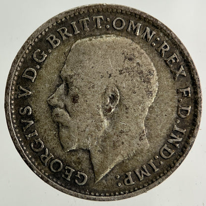 1918 George V Threepence Silver Coin | Fine Collectable Grade