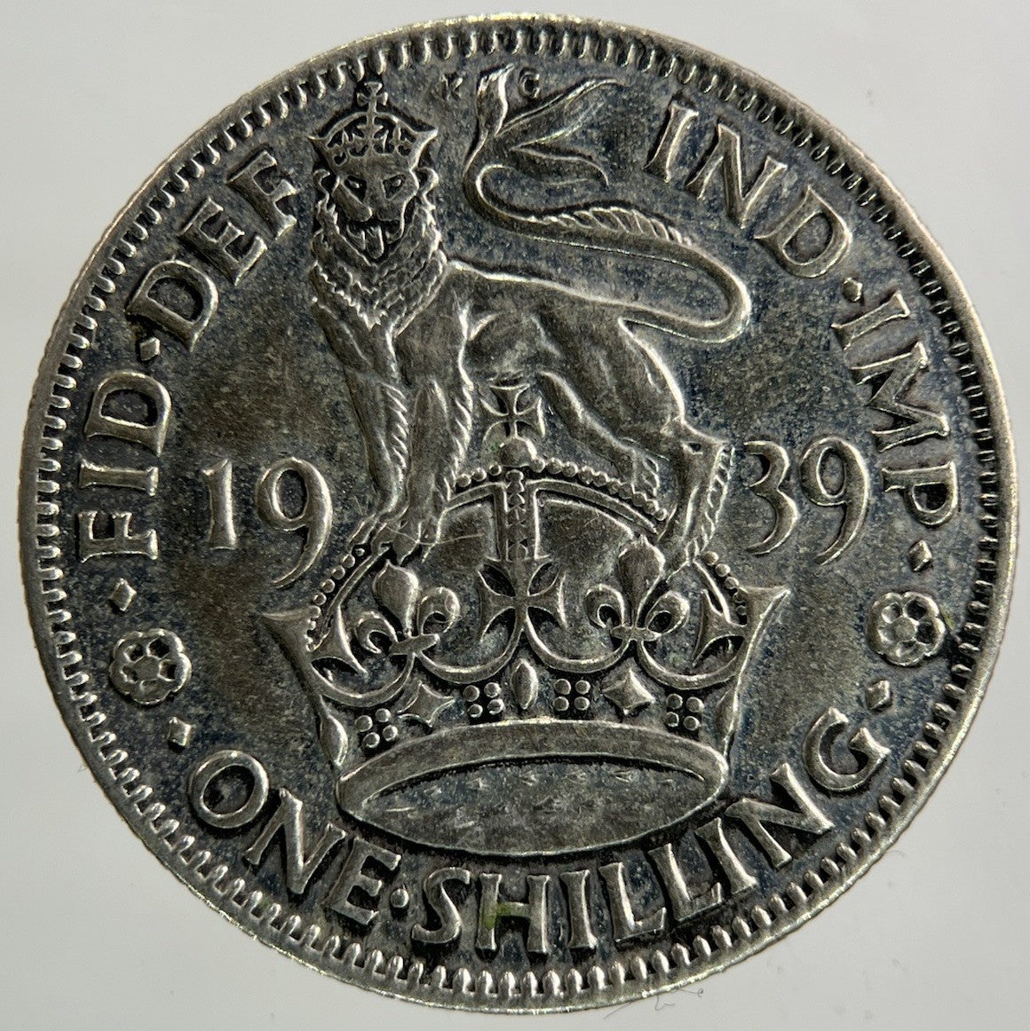 1939 George VI Shilling Silver Coin | Fine Collectable Grade