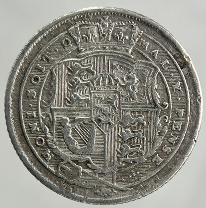 1817 George III 3rd Sixpence Silver Coin | Fine Collectable Grade