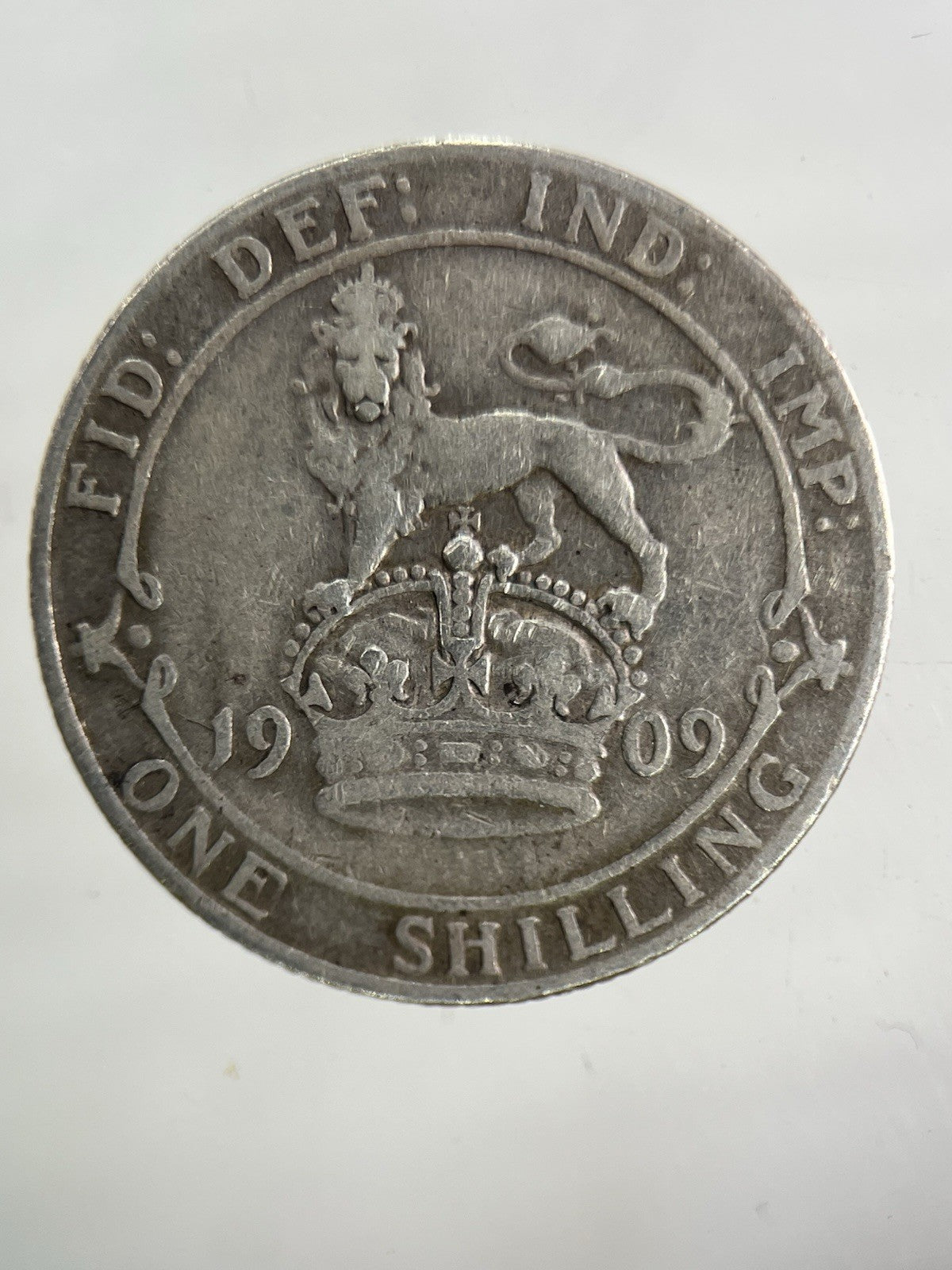 1909 Edward VII Shilling Silver Coin | Fine Collectable Grade