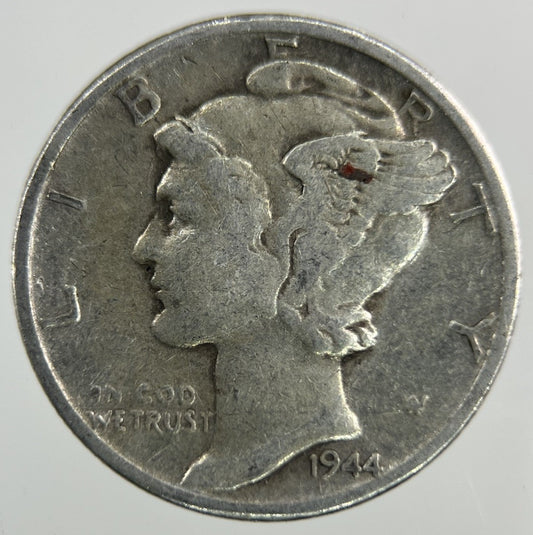 1944 US USA Mercury Dime Silver Coin | Collectable Grade