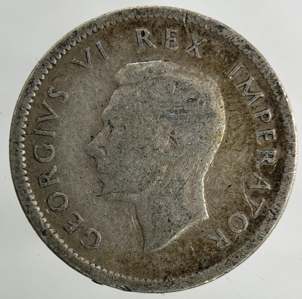 1942 South Africa Sixpence Silver Coin | Collectable Grade