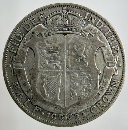 1923 George V Half - Crown Silver Coin | Fine Collectable Grade