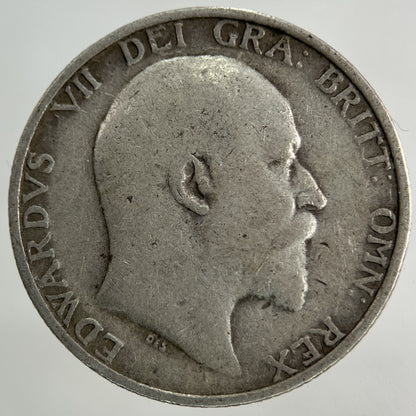 1906 Edward VII Shilling Silver Coin | Fine Collectable Grade