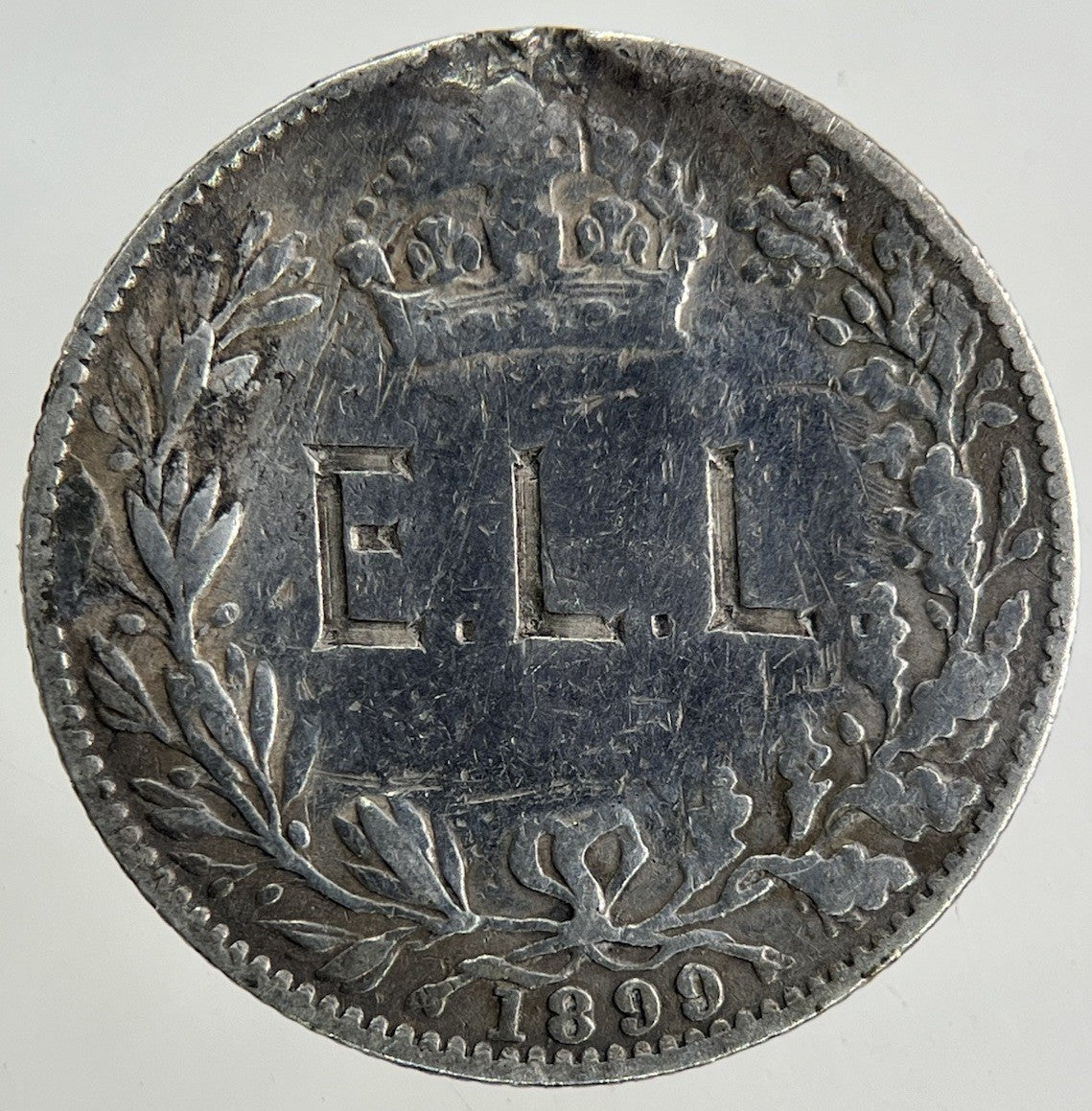 1899 Engraved Victoria Sixpence Silver Coin | Collectable Grade