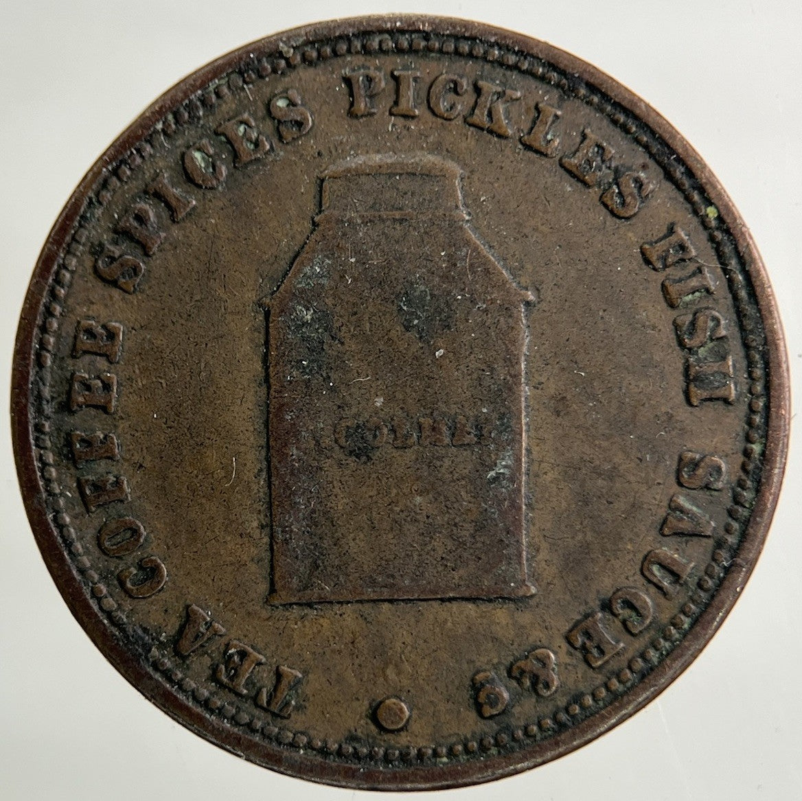 1848 Norwich H Colman Exchange Farthing Token Coin | Collectable Grade