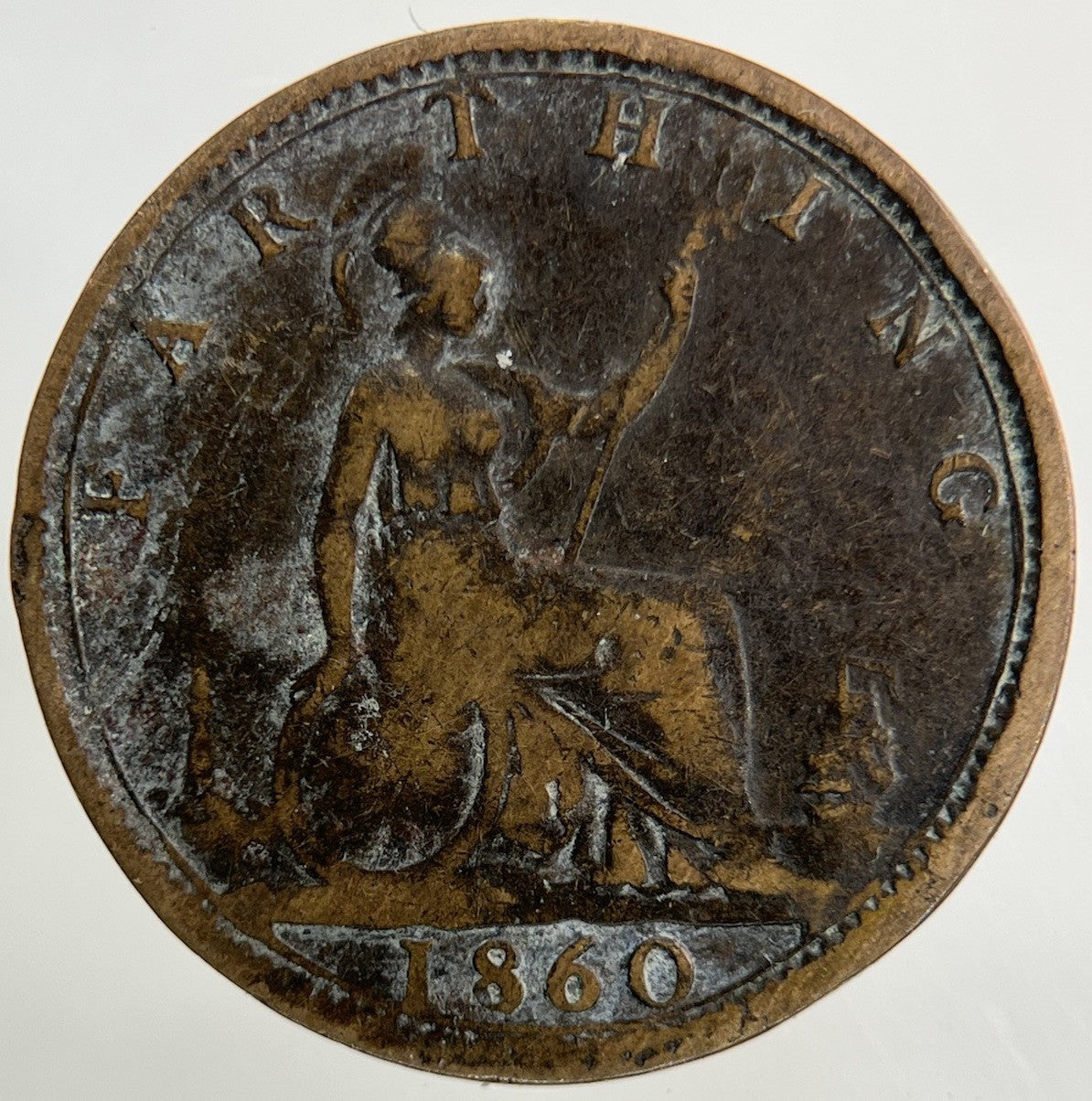 1860 Victoria Farthing Coin | Collectable Grade
