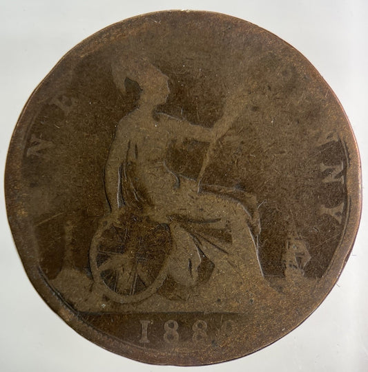 1889 Victoria One Penny Coin | Collectable Grade