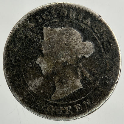 1892 Ceylon 10 Cents Silver Coin | Collectable Grade