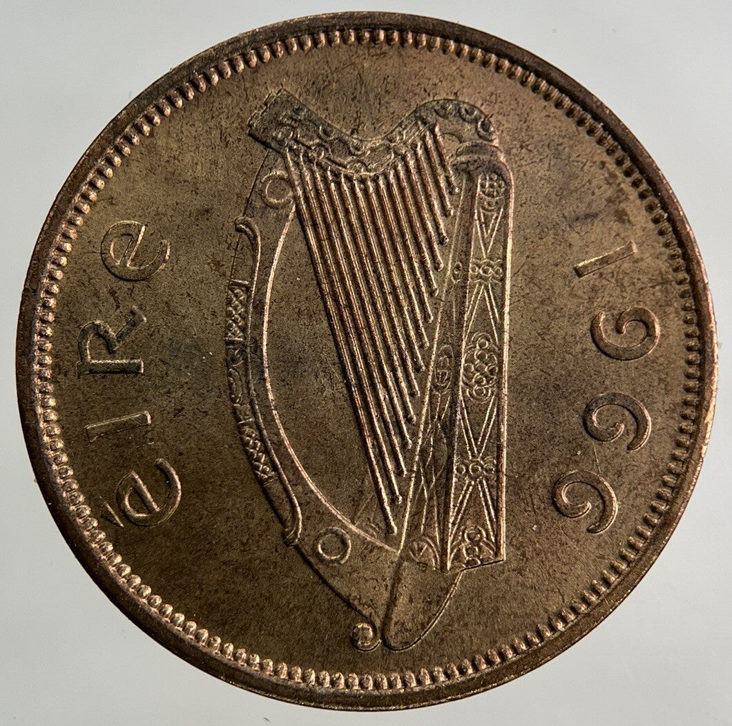 1966 Irish Half - Penny Coin | Very Fine Grade