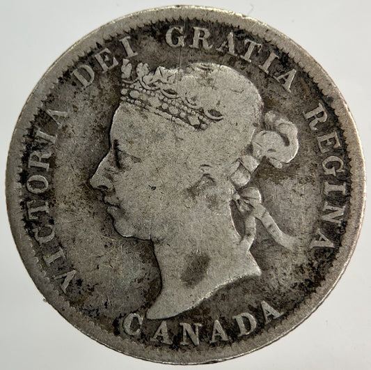 1900 Canada 25 Cents Silver Coin | Collectable Grade