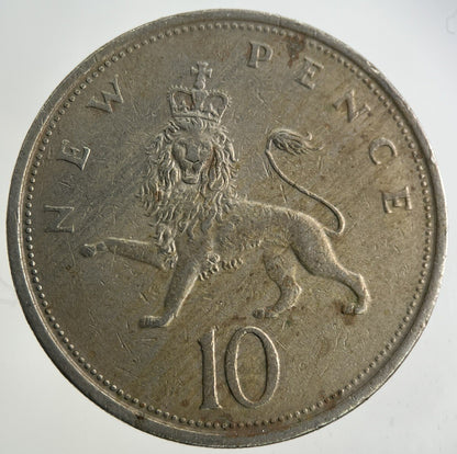 1976 Elizabeth II 2nd 10p Ten - Pence Coin | Fine Collectable Grade