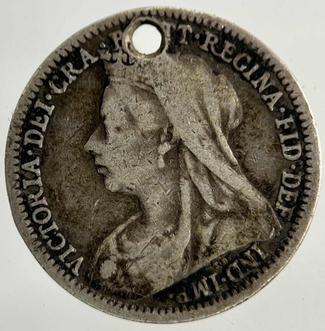 1901 Victoria Threepence Silver Coin | Fine Collectable Grade