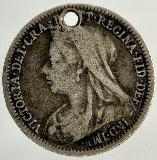 1901 Victoria Threepence Silver Coin | Fine Collectable Grade