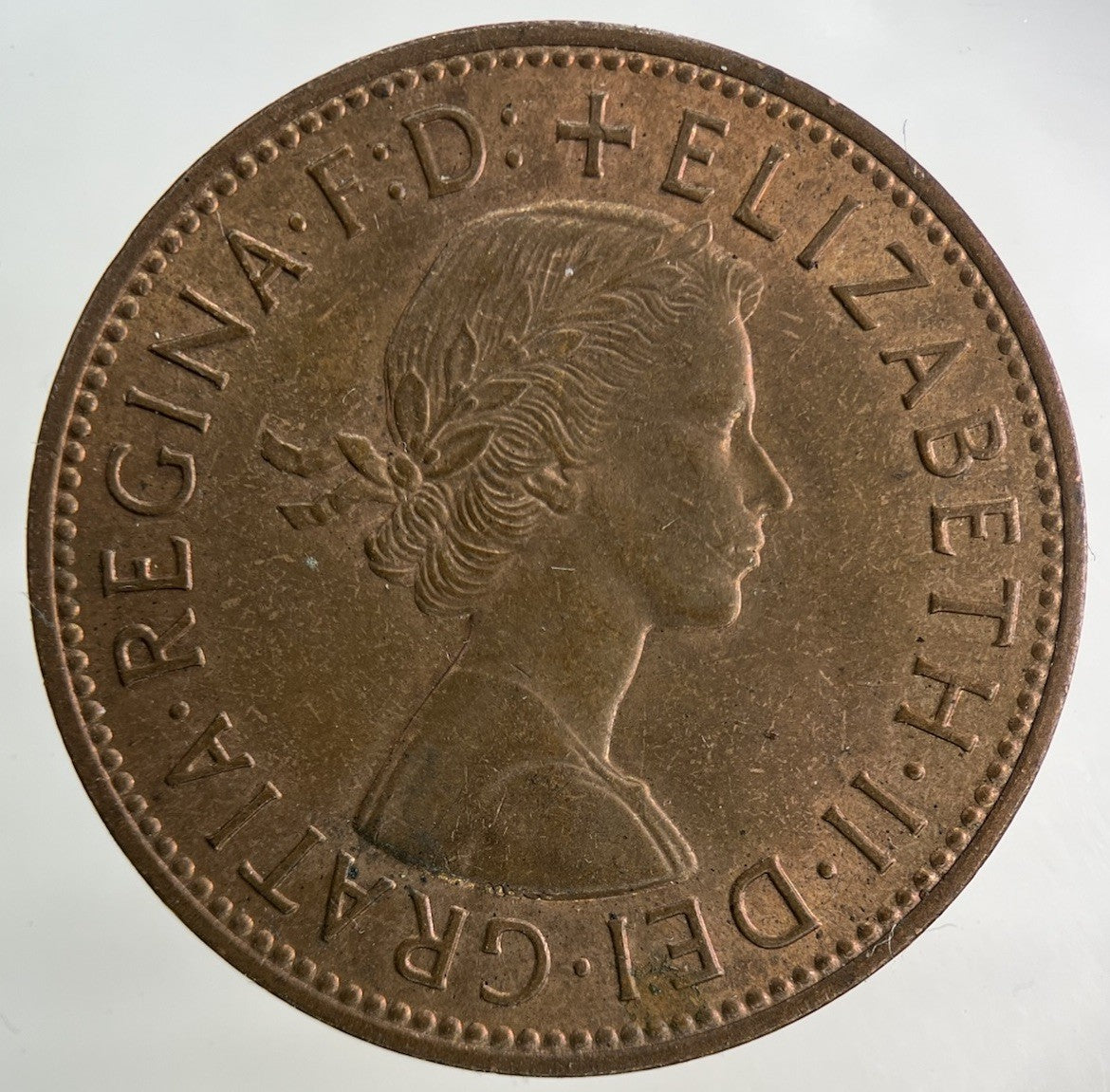 1964 Elizabeth II 2nd One Penny Coin | Fine Collectable Grade