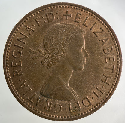 1964 Elizabeth II 2nd One Penny Coin | Fine Collectable Grade