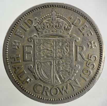 1955 Elizabeth II 2nd Half - Crown Coin | Collectable Grade