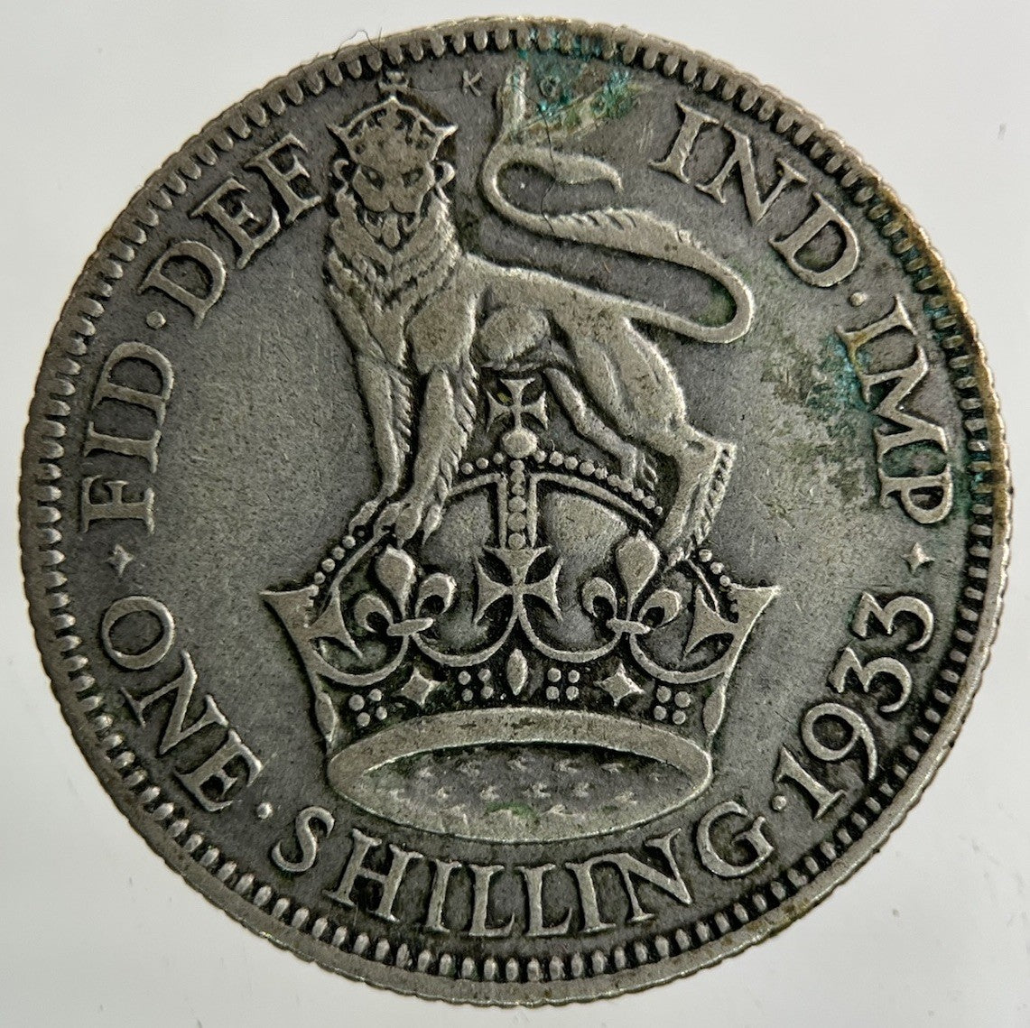 1933 George V Shilling Silver Coin | Collectable Grade