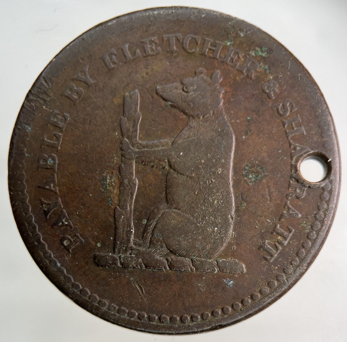 1811 Walsall One Penny Token Coin | Collectable Grade