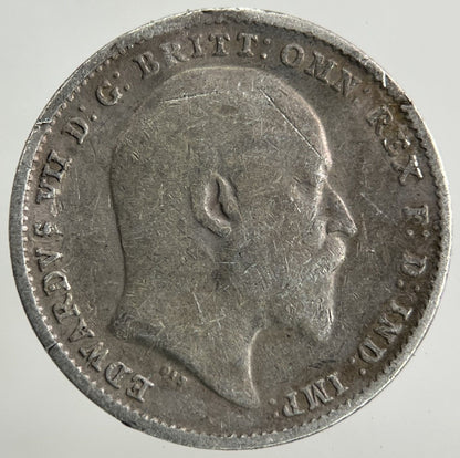 1902 Edward VII Threepence Silver Coin | Collectable Grade