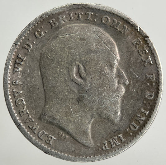 1902 Edward VII Threepence Silver Coin | Collectable Grade