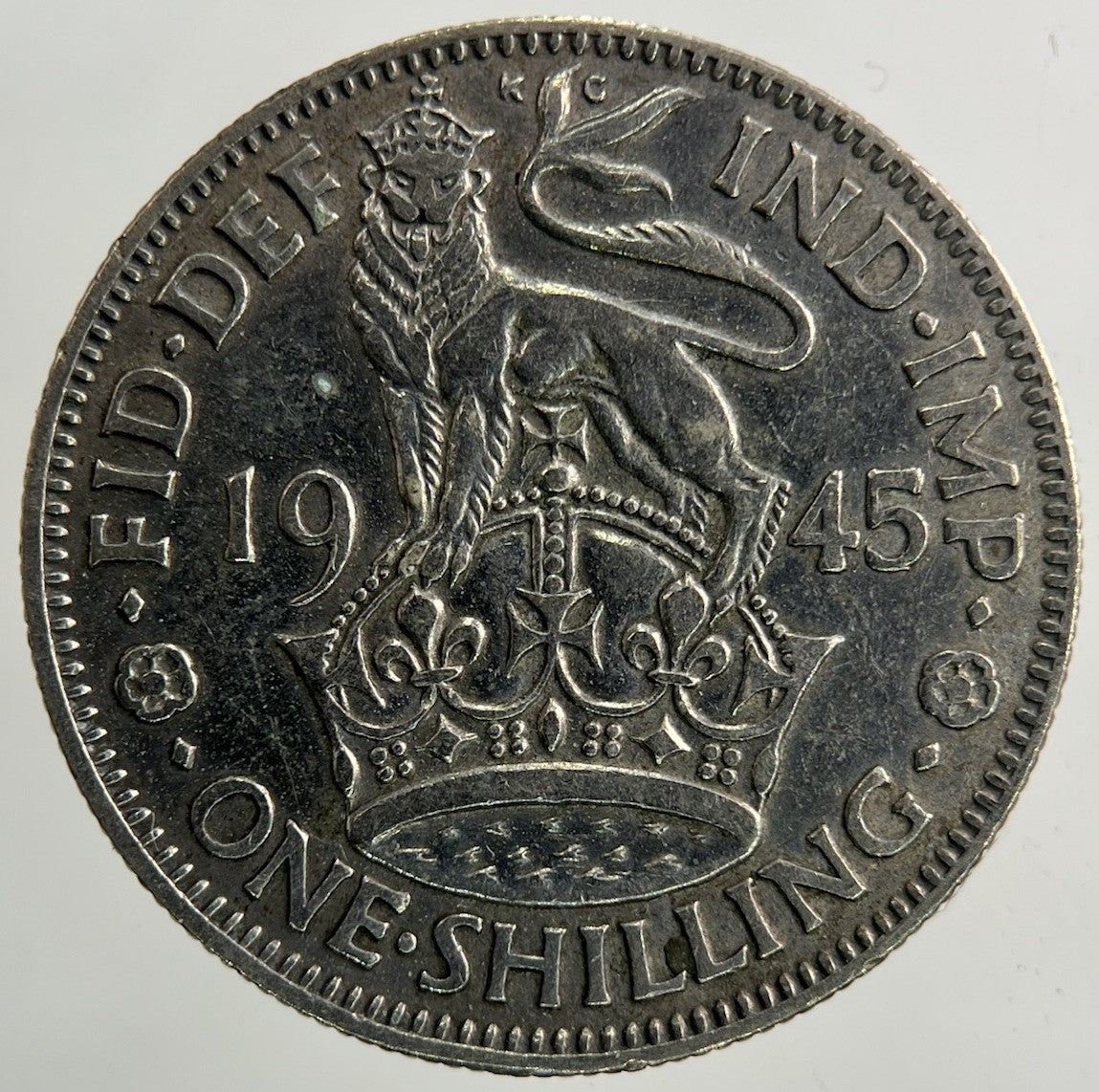 1945 George VI Shilling Silver Coin | Fine Collectable Grade