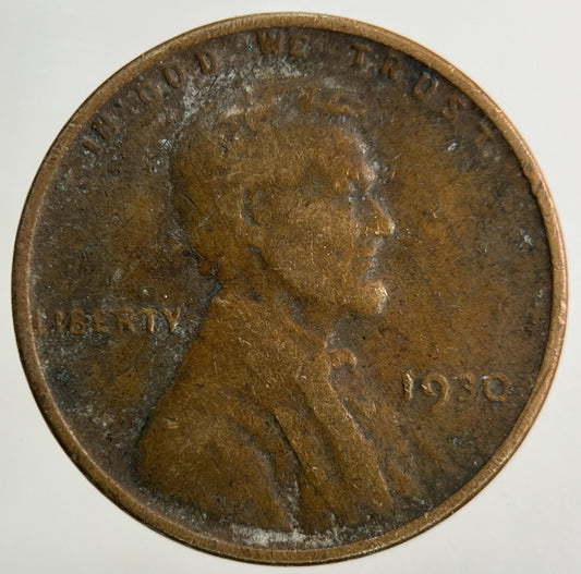 1930 US USA Lincoln One Cent Coin | Collectable Grade