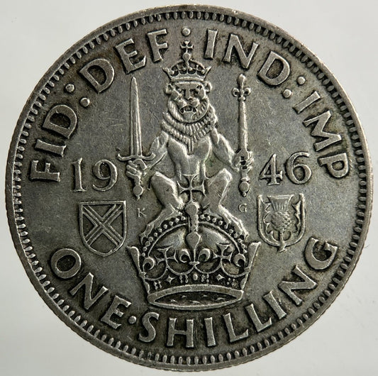 1946 George VI Shilling Silver Coin | Fine Collectable Grade