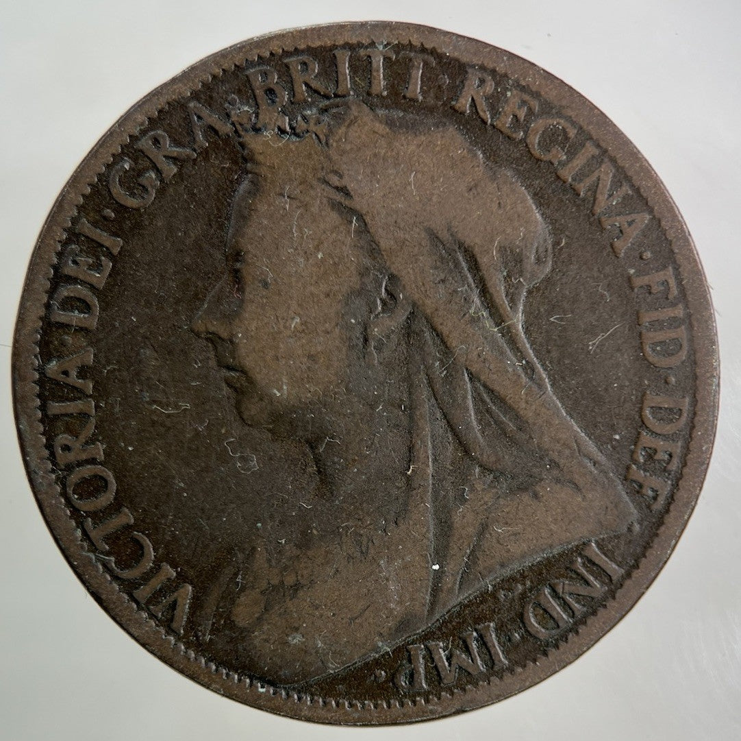 1901 Victoria One Penny Coin | Collectable Grade